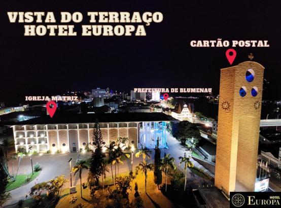 Hotel Europa Blumenau Exterior foto