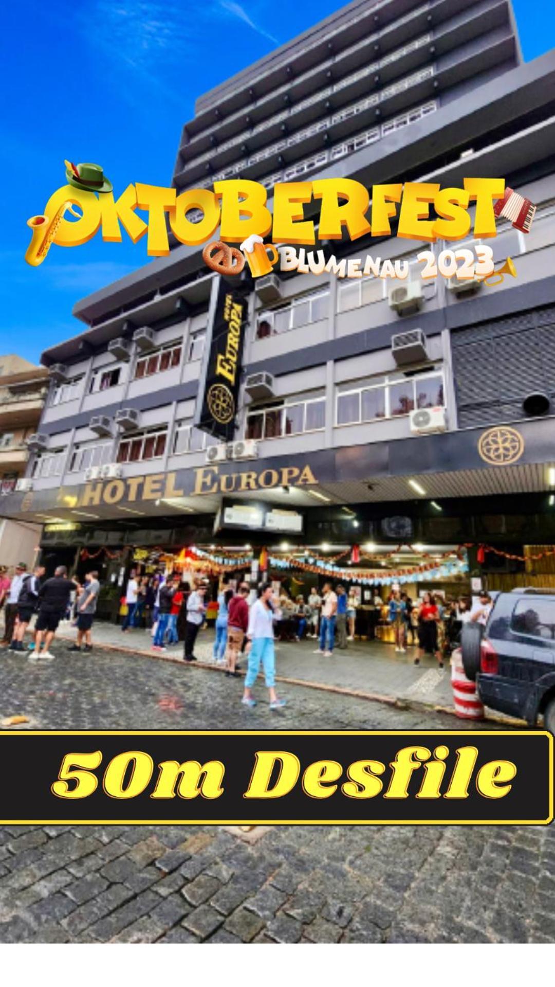 Hotel Europa Blumenau Exterior foto